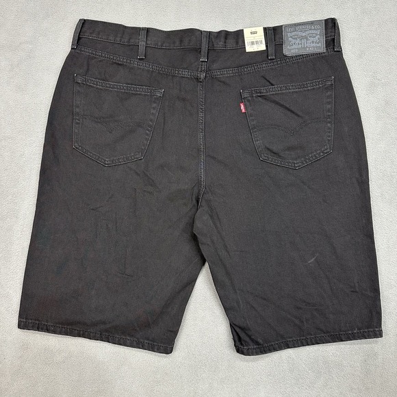 Levi's 469 Loose Fit Black Denim 12" Shorts Men‎ 42 Skater Streetwear Baggy New - Picture 10 of 12